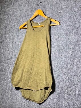 Women's Olive Scoop Neck Tank Top